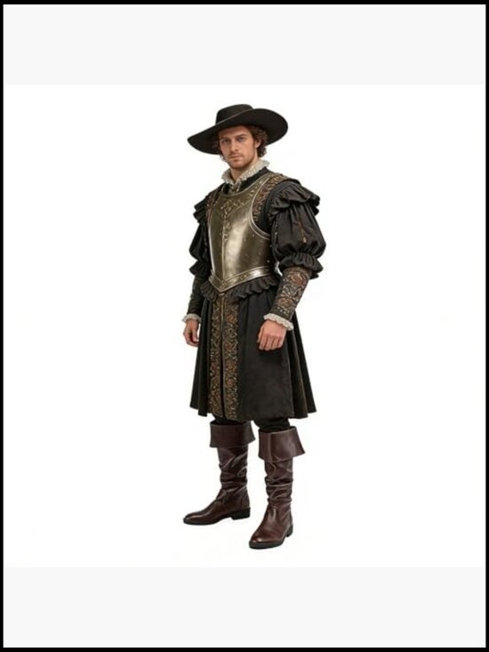 Medieval Renaissance Slouch Knee High Boots Pirate Cosplay Lace Up Costume Boots